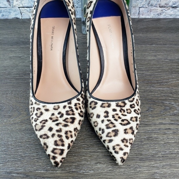 NEW Stuart Weitzman Royal Legend Spotted Leopard - Picture 6 of 8